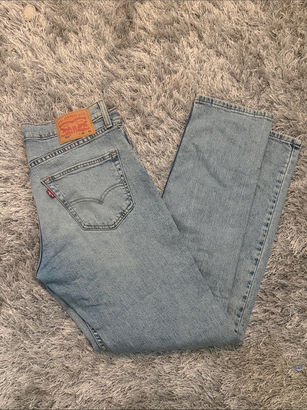 Levi's 511 Men's Light Blue Straight Leg Jeans 32/32